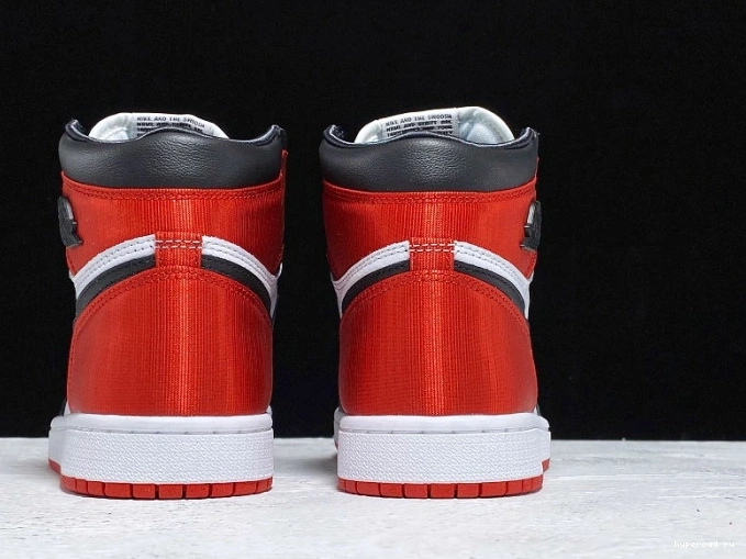 Satin Jordan CD0461-016 Toe Black Air High 1 Retro 1108